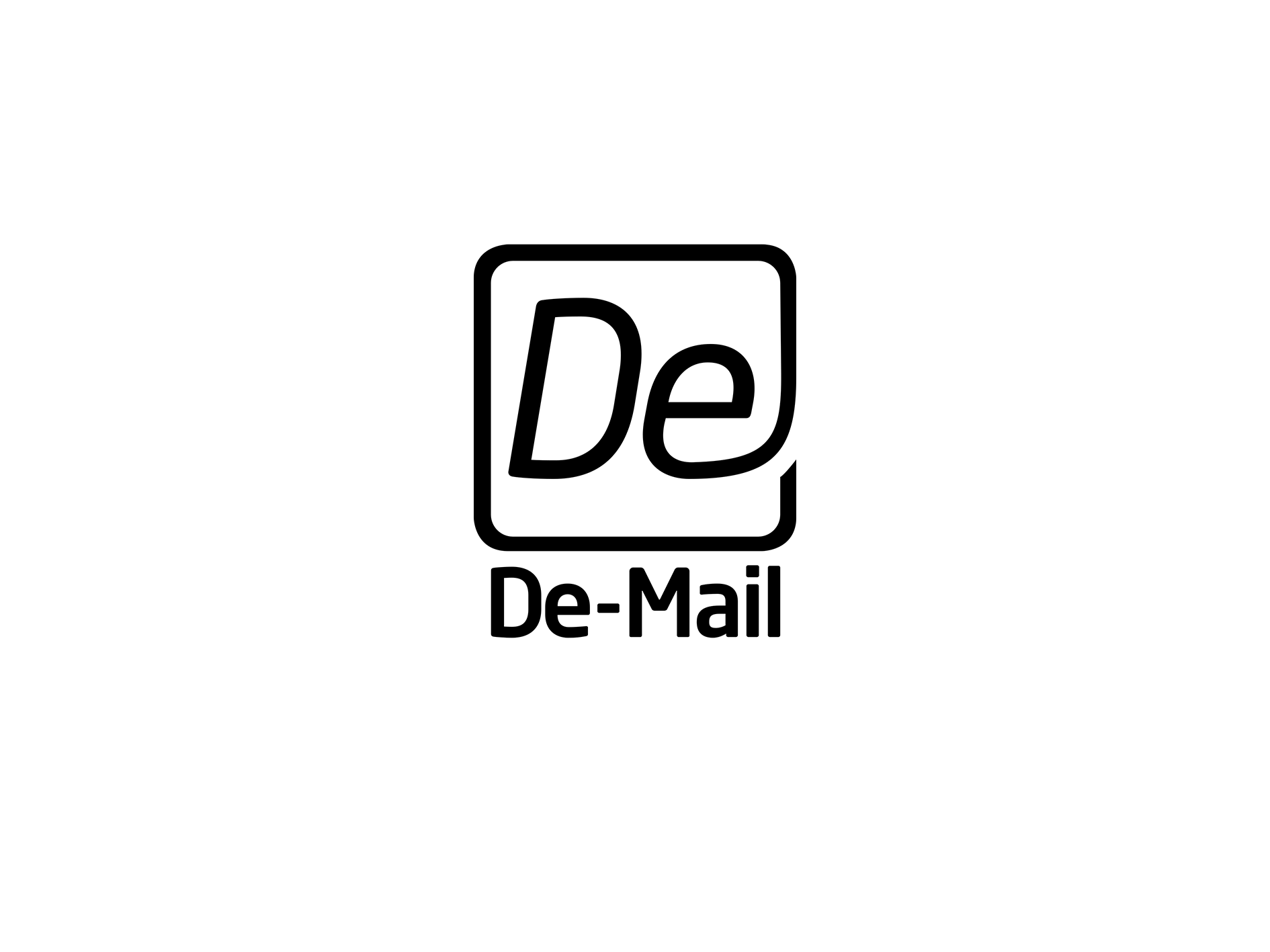 de mail logo mit Hintergrund